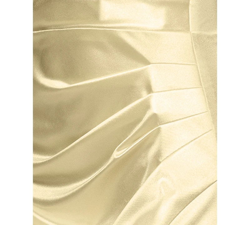 Blondie Nites Juniors' Long Strapless Glam Satin Slim Gown