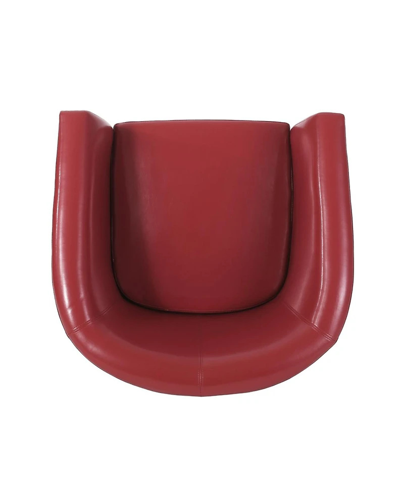 Streamdale Corley Club Chair: Swivel Barrel Chair for Statement Seating