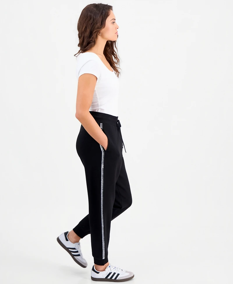 And Now This Petite Scuba Whipstitch Jogger Pants, Macy's Exclusive