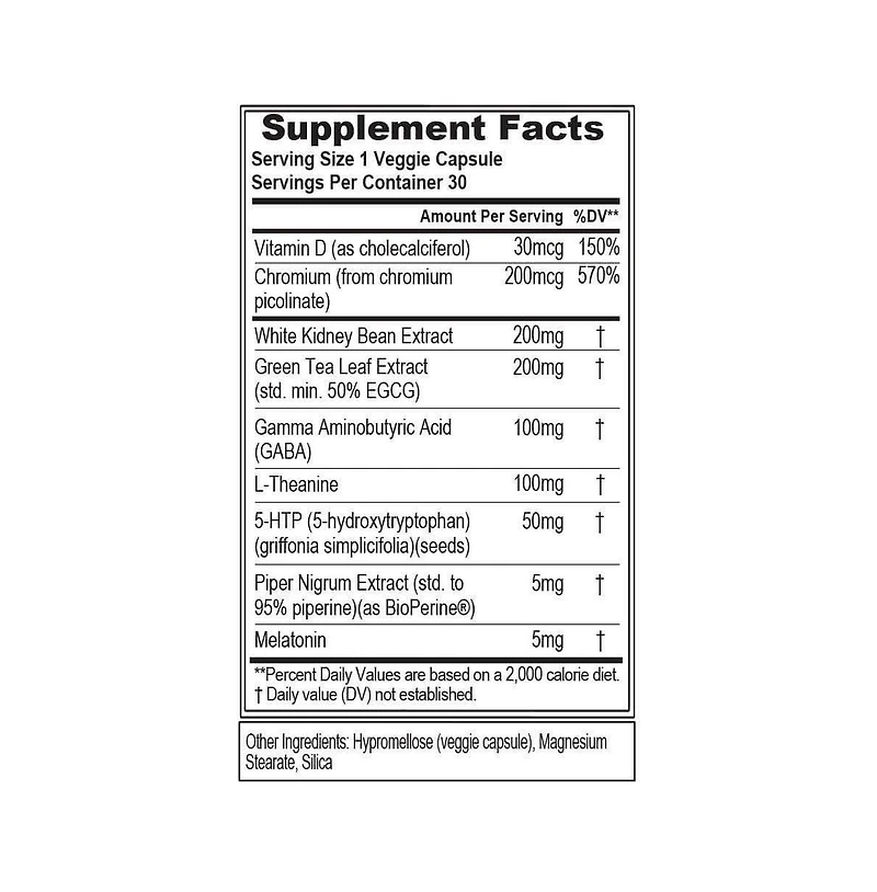 Evl Evlution Nutrition Night Time Fat Burner Appetite Suppressant for Weight Loss Diet Pills | Metabolism Booster for Weight Loss for Women & Men