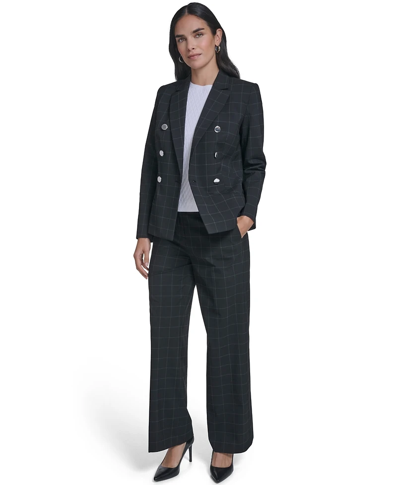 Calvin Klein Petite Double-Breasted Blazer