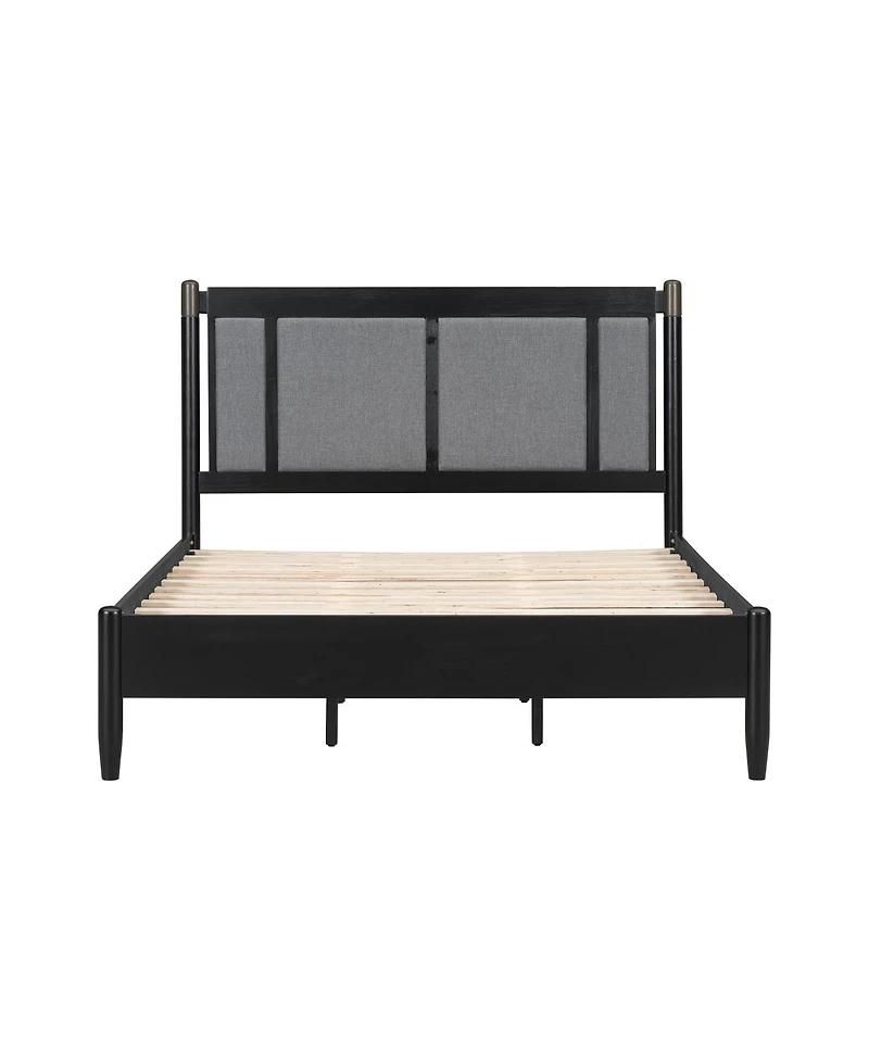 Streamdale Furniture Solid Wood Queen Bed, Heavy Duty Support
