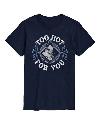 Airwaves Men's Disney Villains Hades Too Hot For You Printed Short-Sleeve Graphic T-Shirt