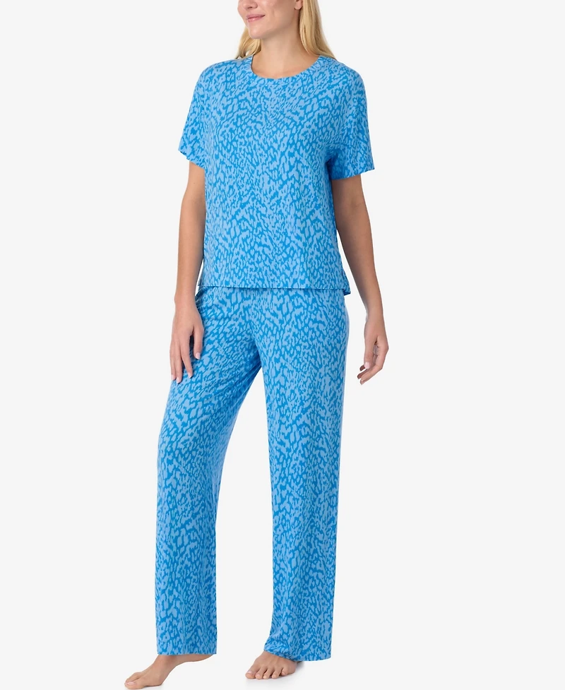 Sanctuary Women's Crewneck T-Shirt & Long Pants, 2-Piece Set