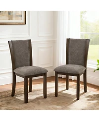 Streamdale Furniture Wooden Dining Chairs Set of 4 with Padded Seat, Upholstered Side Chair