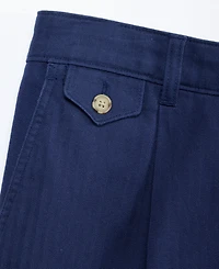 Club Room Men's Pleated Herringbone Twill Pants, Macy's Exclusive