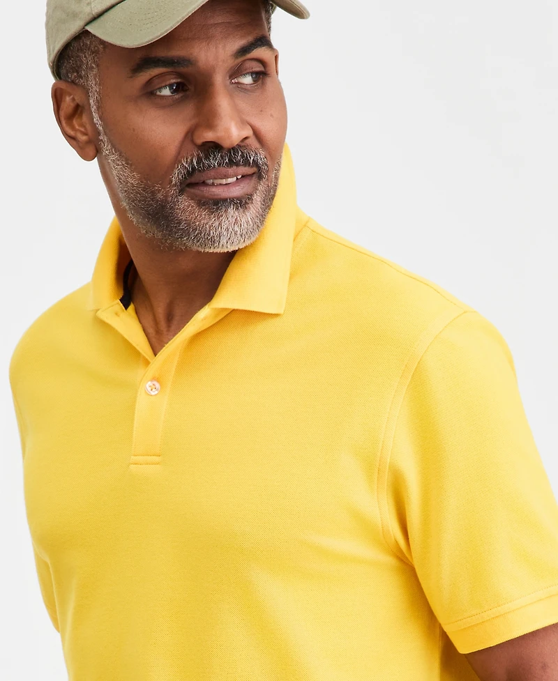Club Room Men's Classic Fit Performance Stretch Polo, Created for Macy's