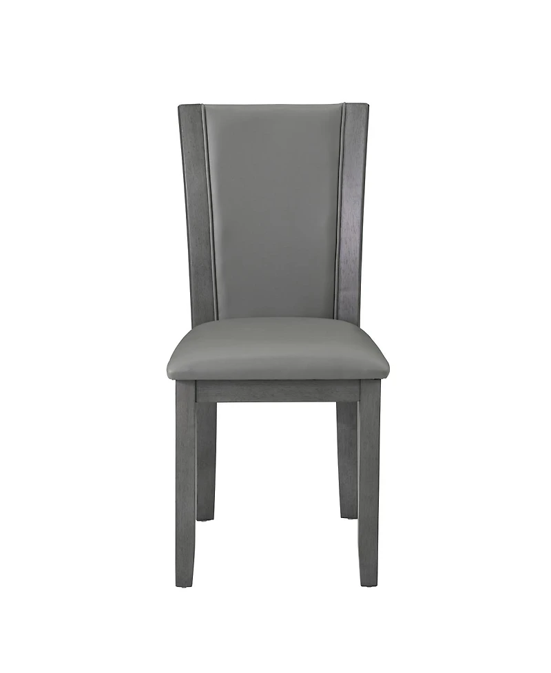 Streamdale Furniture Wooden Dining Chairs Set of 4 with Padded Seat, Upholstered Side Chair