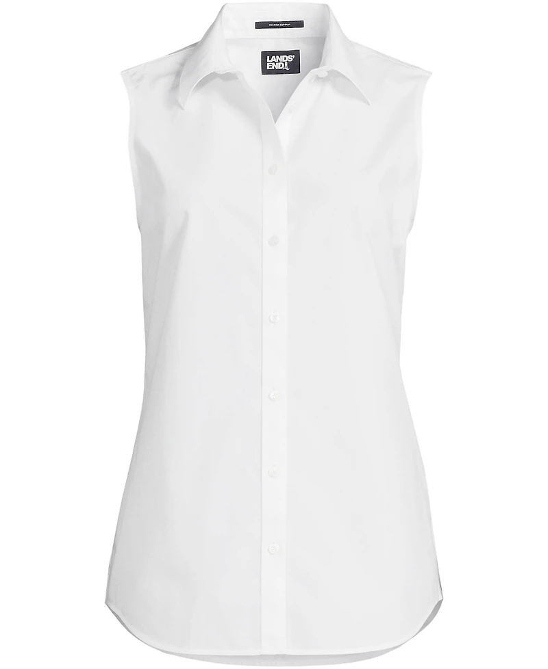 Lands' End Women's Tall Wrinkle Free No Iron Sleeveless Shirt