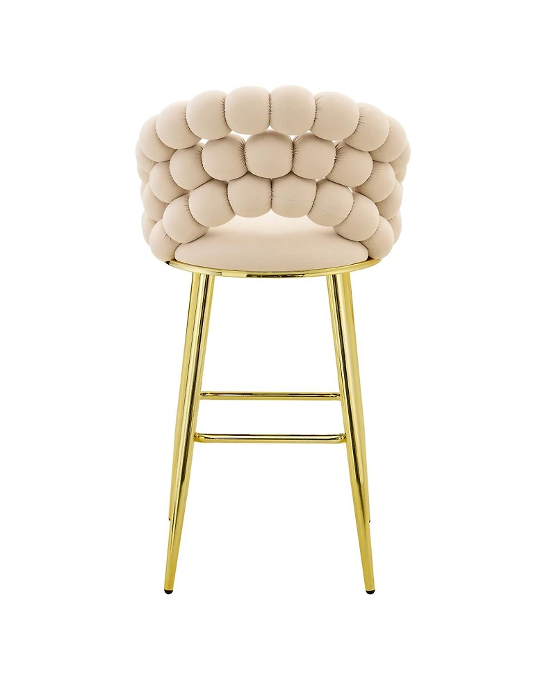 Streamdale Furniture Puffy Bubble Chair Ball Chain Bar Stools