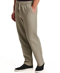Weatherproof Vintage Men's Regular-Fit Linen Blend Drawstring Pants