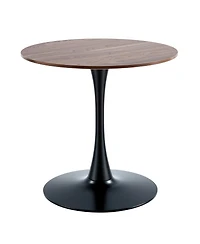 Streamdale Walnut Tulip Dining Table (Seats 2-4) - 31.5" Round Mdf Top