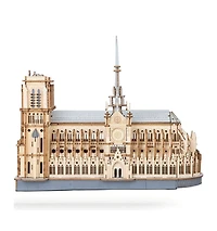 Flash Popup Diy 3D Wood Puzzle: Paris Cathedral 330 pieces