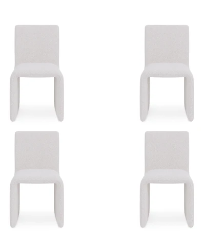 Furniture Emila -Pc. Fabric Upholstered Dining Chair Set