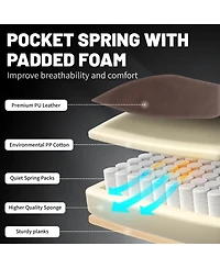 Streamdale Furniture 600LBS Big & Tall Office Chair, Extra Wide Seat, Adjustable Lumbar, Heavy Duty Executive Chair