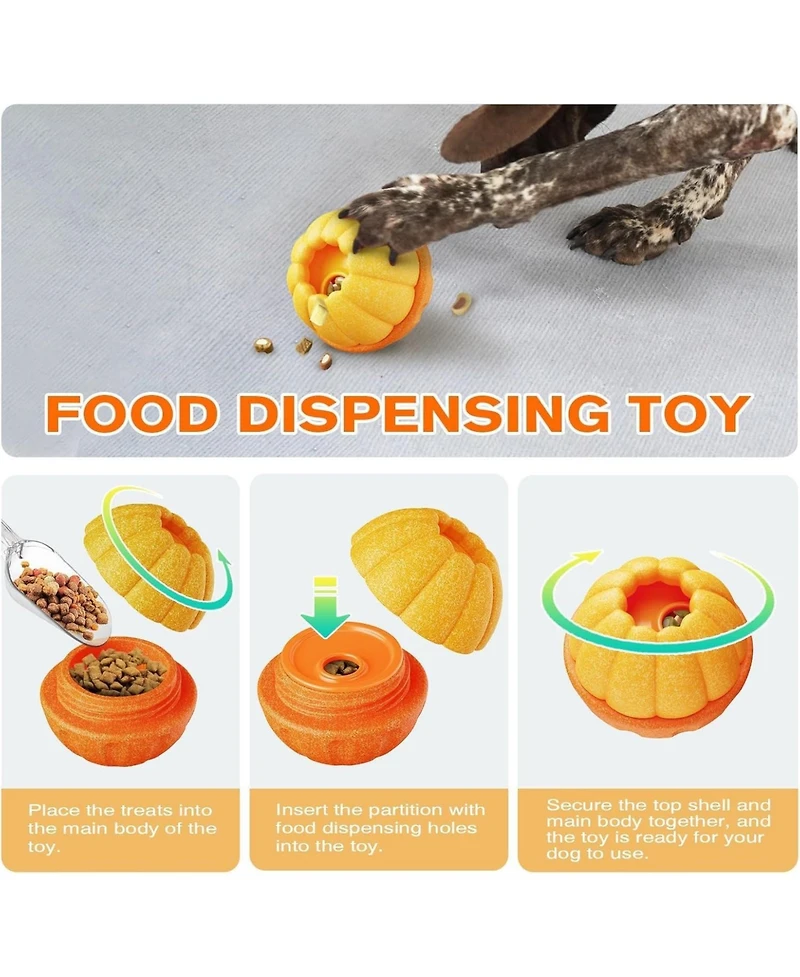 Zachvo Frozen Treat Dog Puzzle Enrichment Ball