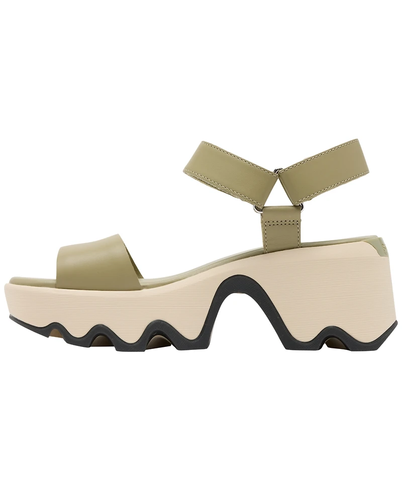 Sorel Women's Kinetic Aura Y-Strap Round Toe Sandals