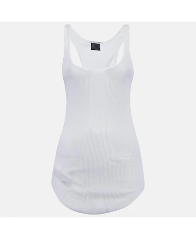 Pre-Owned Isabel Marant Women's White Rib Knit Tank Top
