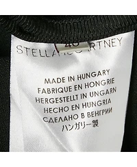 Pre-Owned Stella Mccartney Women's Black Crepe Long Sleeve Blouse