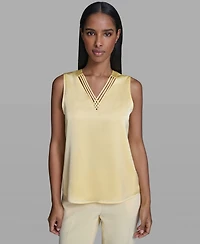 Karl Lagerfeld Paris Women's V-Neck Camisole