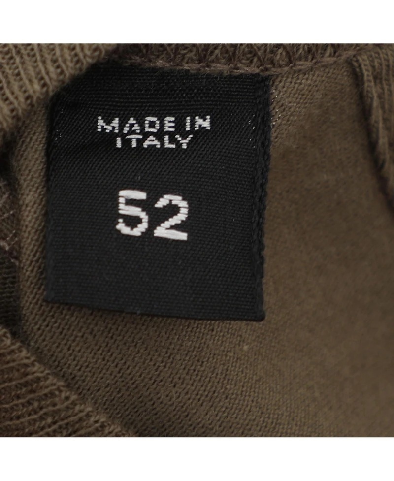 Pre-Owned Tom Ford Men's Olive Green Cotton Knit Henley T-Shirt