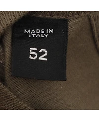 Pre-Owned Tom Ford Men's Olive Green Cotton Knit Henley T-Shirt