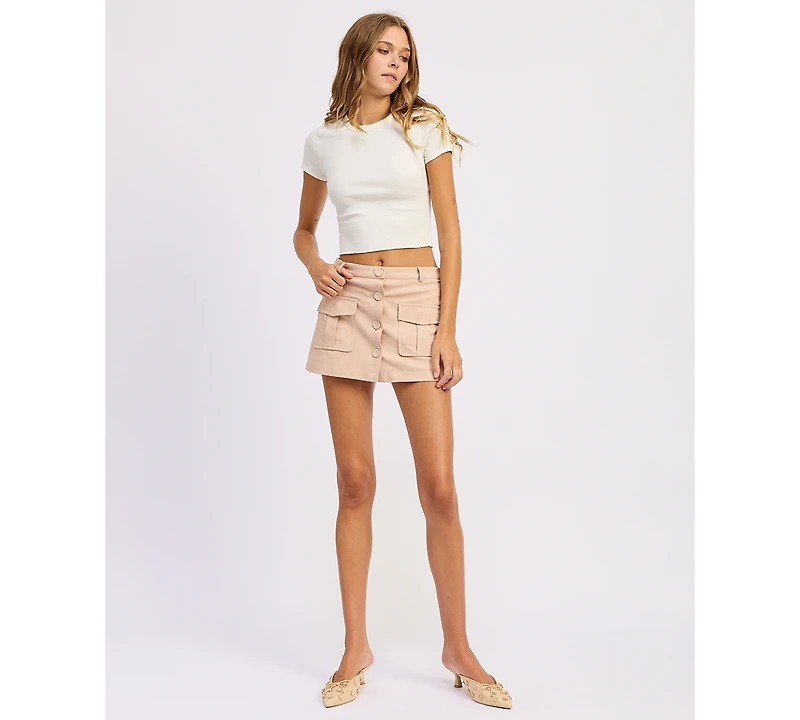 En Saison Women's Donna Mini Skirt