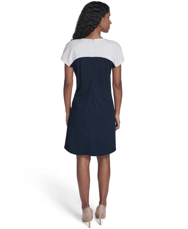 Tommy Hilfiger Women's Cap-Sleeve Shift Dress