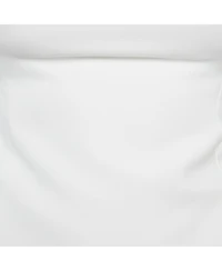 Pre-Owned Versace Women's Collection White Crepe Chain Detail Mini Dress