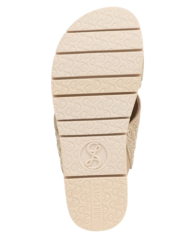 Sam and Libby Women's Ander Slide Round Toe Sandals