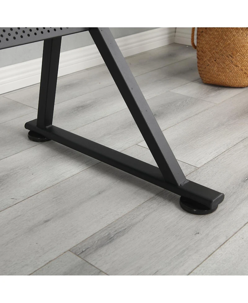 Streamdale Furniture Adjustable Drawing Drafting Table Desk with 2 Drawers & Stool (White)