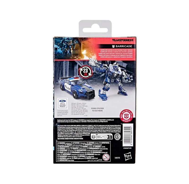 Transformers Barricade Deluxe Class | Transformers Studio Series | Transformers: The Last Knight
