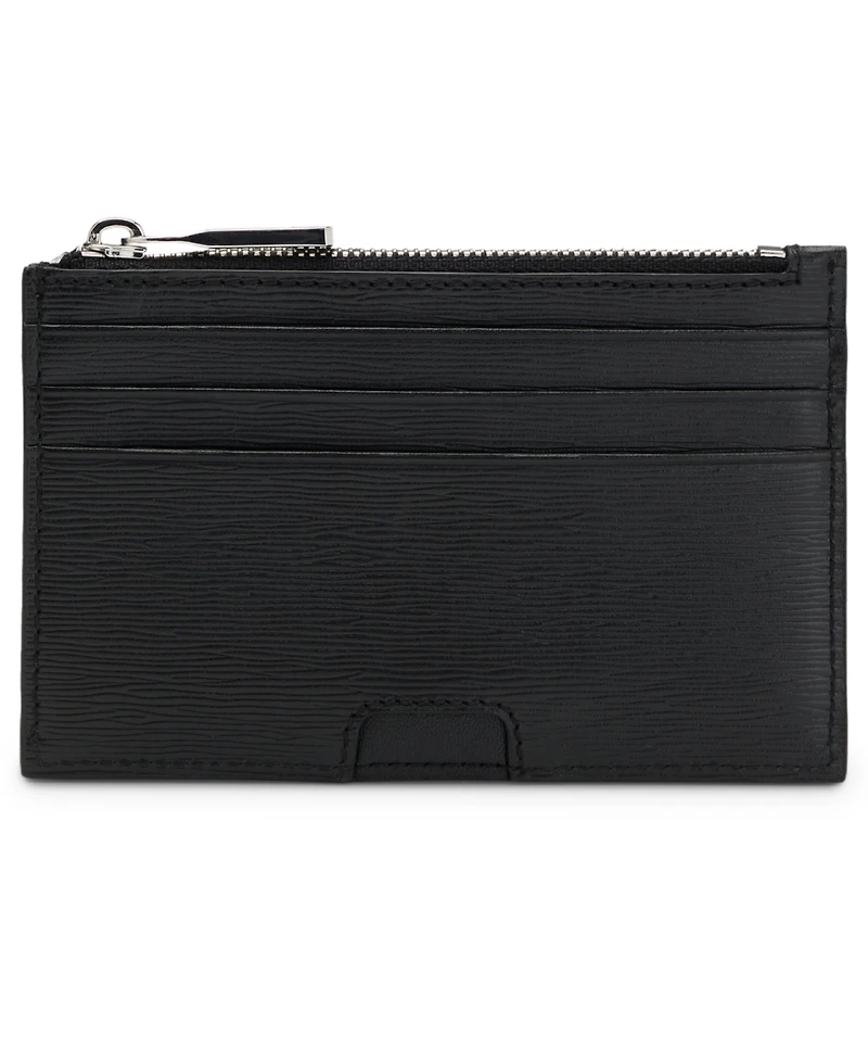 Hugo Boss Men's Luminary Zip Card Holder