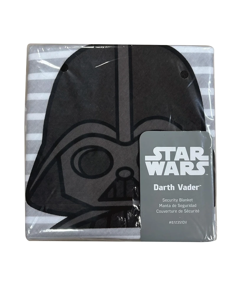 Lambs & Ivy Star Wars Darth Vader Gray Cotton Jersey Security Blanket/Lovey