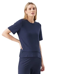 Ripe Maternity Mike Rib Nursing Top Navy
