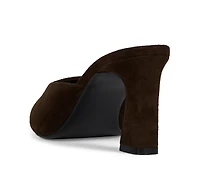 Jeffrey Campbell Unamused Block-Heel Pointed-Toe Mules