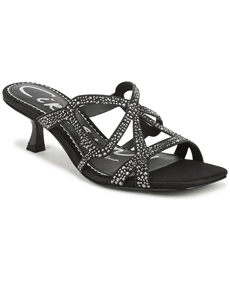Circus Ny by Sam Edelman Women's Justine Rhinestone Butterfly Dress Sandals