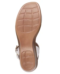 Gc Shoes Women's Nava Hardware Round Toe Wedge Sandals