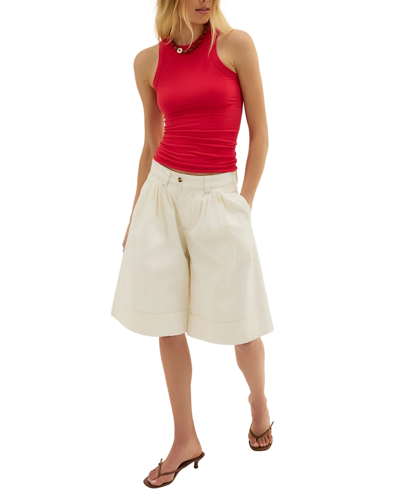 Free People Women's So Soft Seamless Crew Neck Tank Top