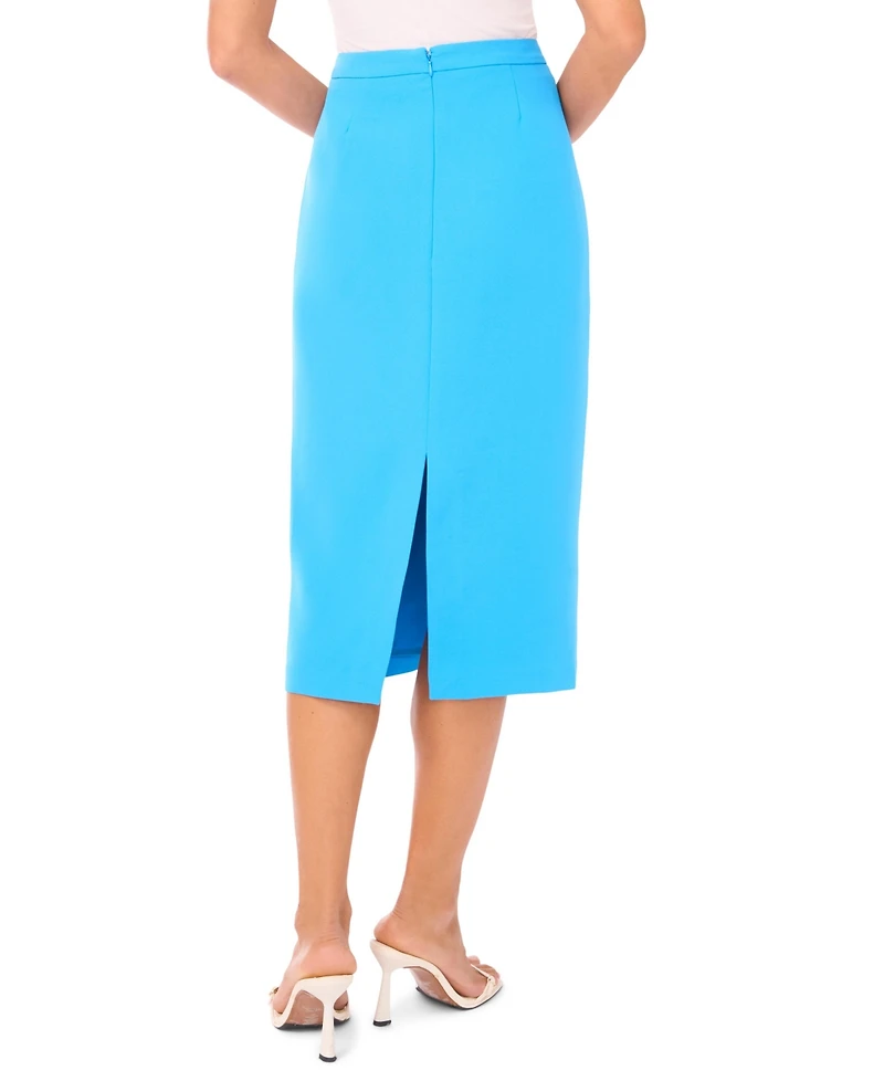 CeCe Women's Slim Pencil Midi Skirt