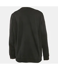 Pre-Owned Givenchy Men's Black Doberman Print Cotton Crewneck Sweatshirt