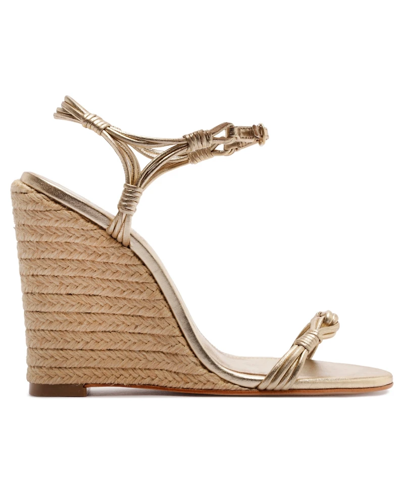 Schutz Women's Nara Round Toe Wedge Sandals