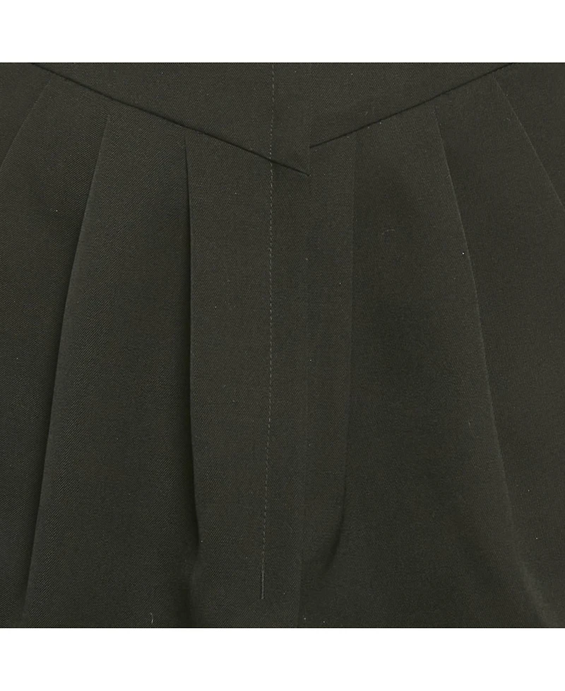 Pre-Owned Isabel Marant Women's Black Gabardine Draped Mini Dress