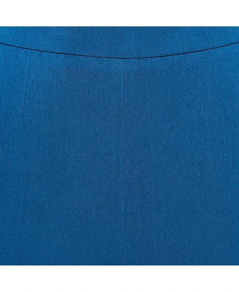 Pre-Owned Stella Mccartney Women's Blue Crepe And Rib Knit Trim Joggers