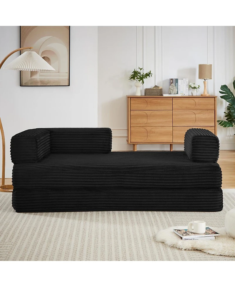 Streamdale Furniture Loveseat Sofa, Cloud Boneless Couch, Modern Modular Sectional, Oversized