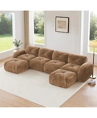 Streamdale Furniture U-shaped Boneless Sofa, Tufted, High Density Sponge, Anti-Slip