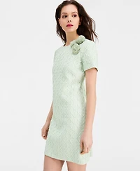 Eliza J Women's Pom Textured Dress