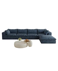Streamdale Furniture Cloud Sofa, Corduroy, Deep Seat, Removable Cushion, No Assembly