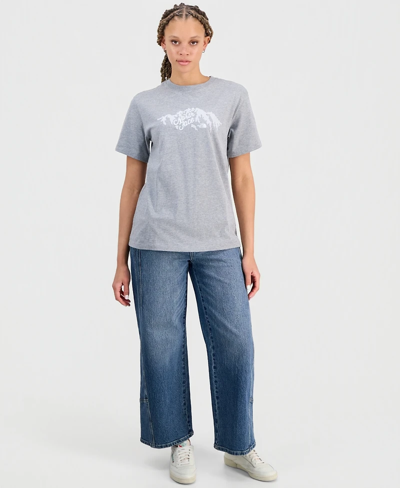 The North Face Women's Evolution Sparkle Graphic Cotton T-Shirt