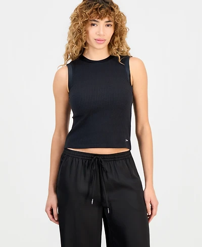 Guess Women's Charline Sleeveless Ribbed-Knit Top
